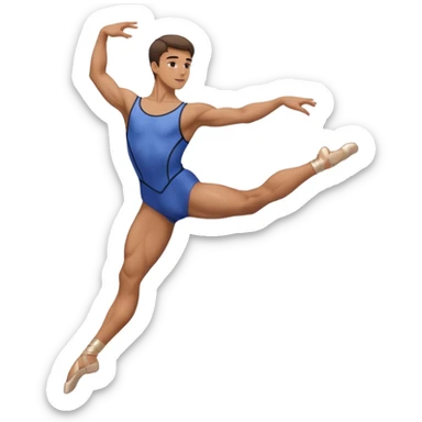 male.ballet dancer sticker