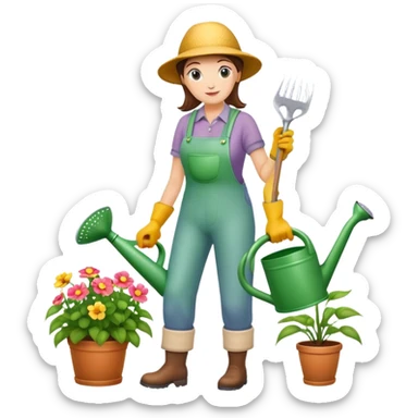 Gardening  sticker