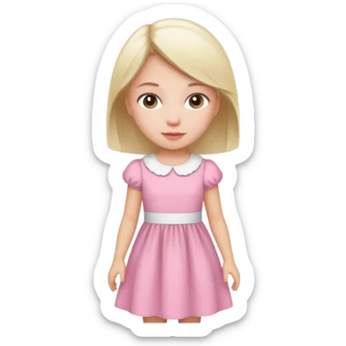 make catholic with very girly pink tones. sticker