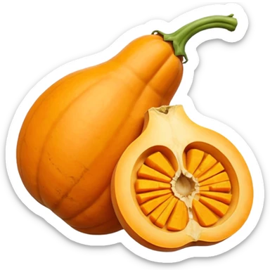 butternut suqash sticker