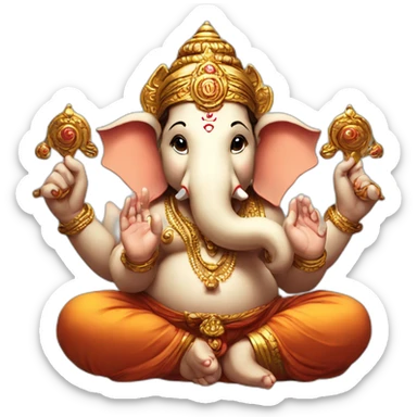 Ganesha the ScrumMaster  sticker