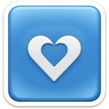 Can u make an emoji that is a blue square with a white tick in the middle of it sticker