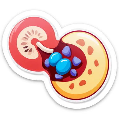 Kidney stone sticker