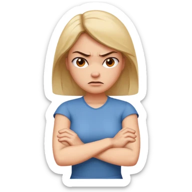 Woman “cock blocking”  sticker