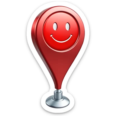 map location pin marker sticker