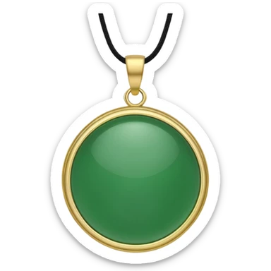 jade pendant sticker