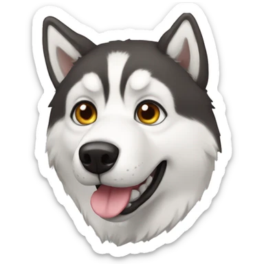 patas de Husky siberiano sticker