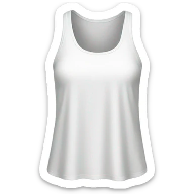 white tank top sticker