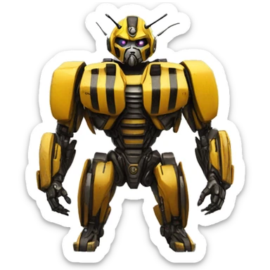 Bumblebee transformer  sticker