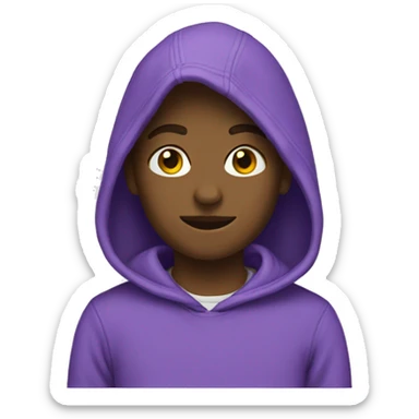 Purple Sweatshirt  sticker