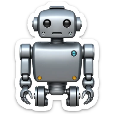 Locked robot sticker