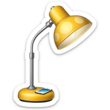 patterned desk lamp sticker