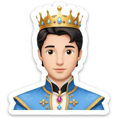 The prince from cinderella sticker