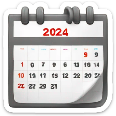 calendar 2024 sticker