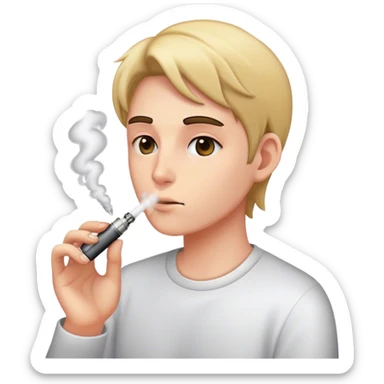 Vaping sticker