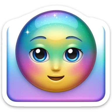 glitter pink Douyin sticker