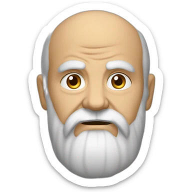 Socrate qui lève un sourcil sticker