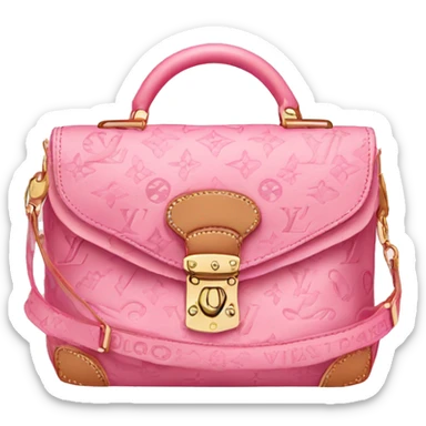 Pink louis vuitton bag sticker