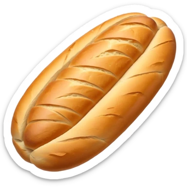country bread look like ovan baguette sticker