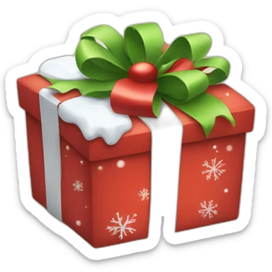Christmas gift  sticker