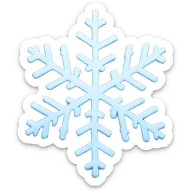 Snowflake  sticker