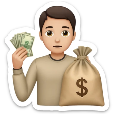 Robbery  the money not pistole sticker