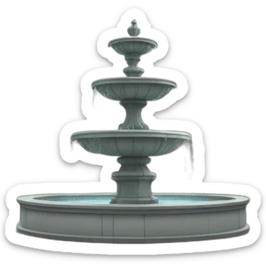 Fountain sticker