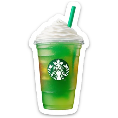 Starbucks cup with summer drink sticker