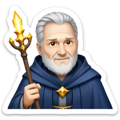 Stormcaller Wizard sticker