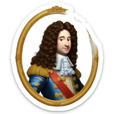 Le roi Louis XIV sticker