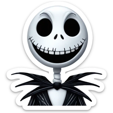 Happy Jack Skellington sticker