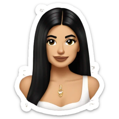 Kylie Jenner as an aristocrate sticker