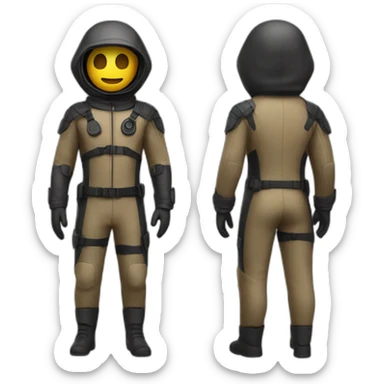 spy latex suit sticker