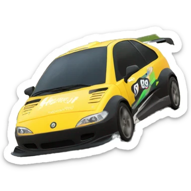 Trackmania car sticker