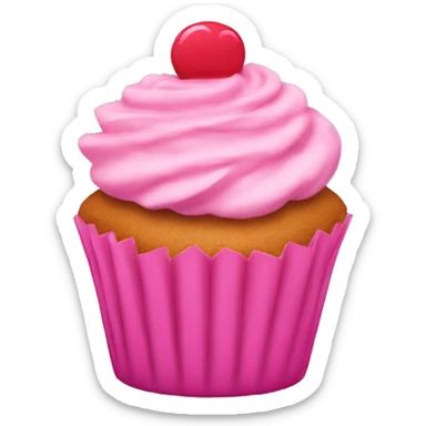 Pink cupcakes  sticker