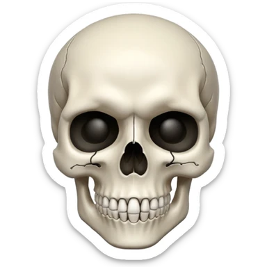 Tête de mort sticker