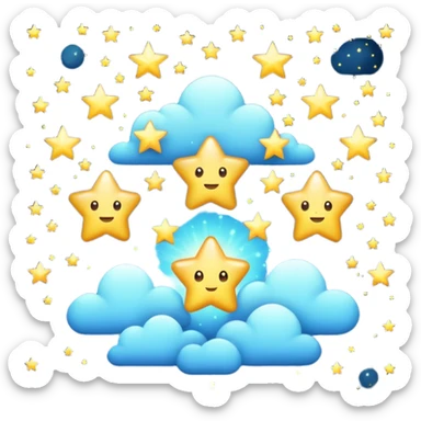 cute ones please stars  sticker