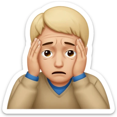 Etourmi qui fait un facepalme sticker