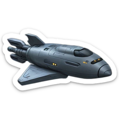 spaceship sticker