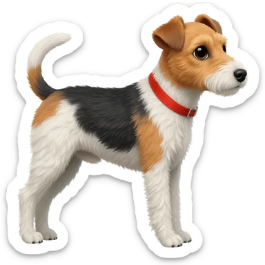 Wire Fox terrier emoji sticker