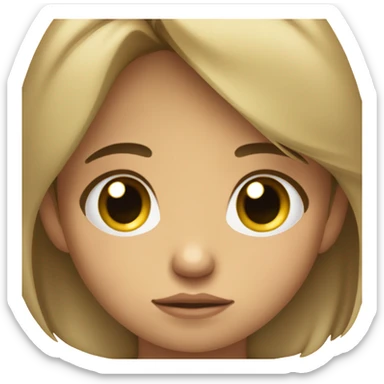 Adri the sad depressed girl  sticker