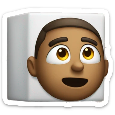 Taking a break to stare at a wall  sticker