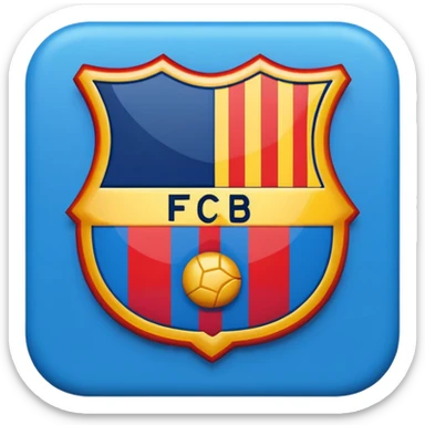 Barcelona logo sticker