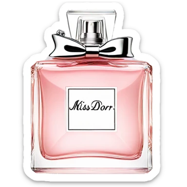 Miss dior perfume sticker