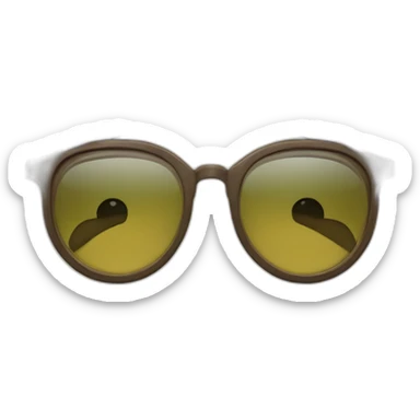 jardinier lunettes rondes sticker