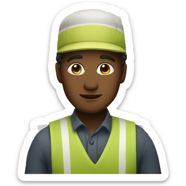 tea and coffee shop worker sticker