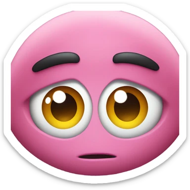 YOU ALWAYS MAKE BIG ASS FUCKING KIRBY EYES sticker