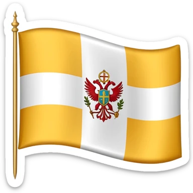 Flag of New Vatican City sticker