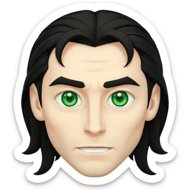 Norse god Loki  sticker