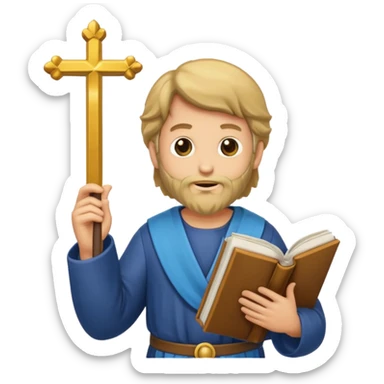 me podes hacer emojis de los 4 evangelios? necesito 4 emojis diferentes. uno de san lucas, otro de san juan, otro de san marcos y otro de san mateo sticker